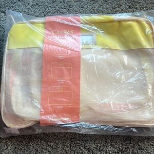 Calpak Yellow Packing Cube Set